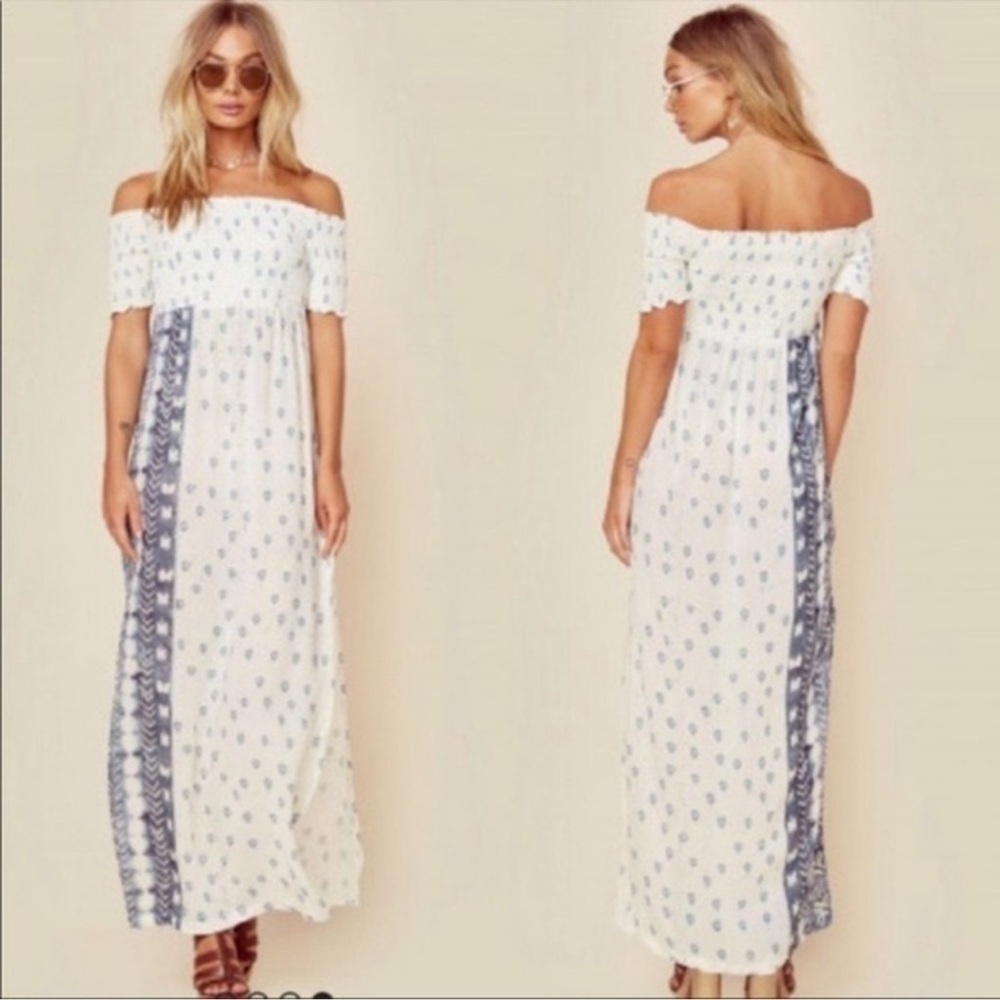 Jen's Pirate Booty Rare Indigo Cult Maxi Dress XS